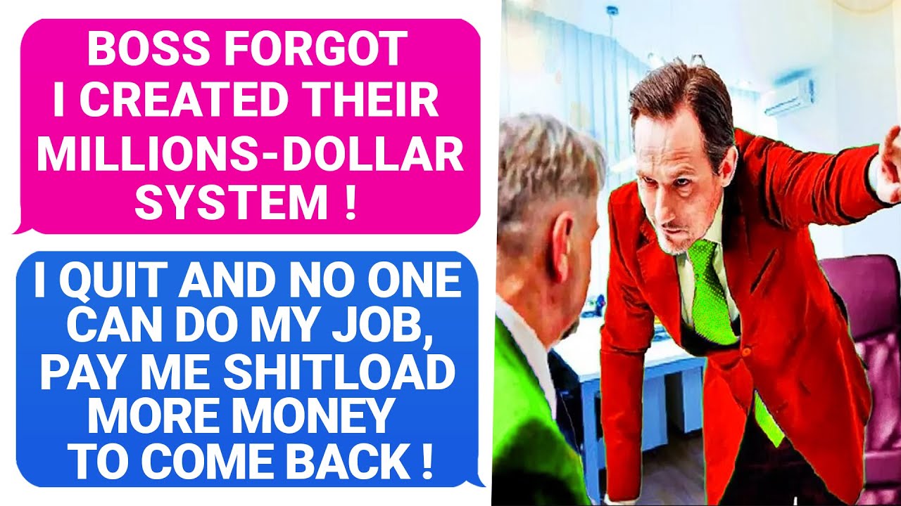 Boss Forgot Who I Am In A Company! I Created Their Million-Dollar System. No One Can Do The Job r/EP