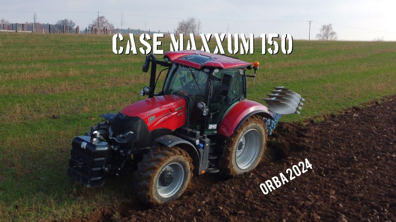 Orba 2024 - CASE Maxxum 150 & Lemken EurOpal 5 - Dvůr Mirotín