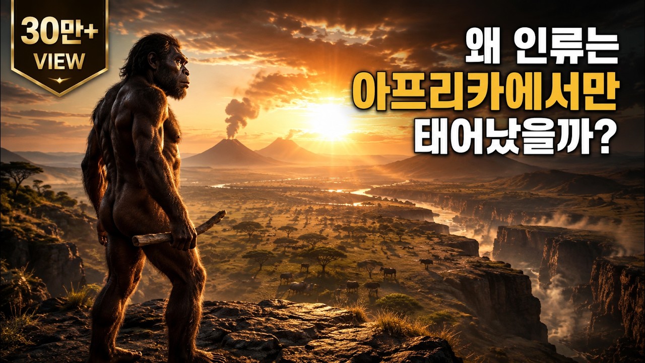 “왜 인류는 아프리카에서만 태어났는가: 300만 년 진화의 진짜 이유”