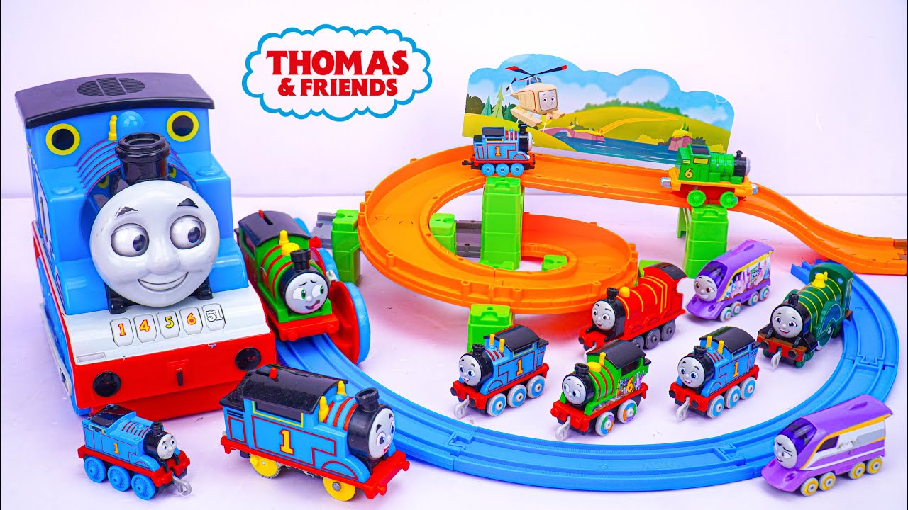 🚂💙 Thomas & Friends Track Toys Collection ASMR |Tomica Thomas & Friends Spin-Around Mountain Playset