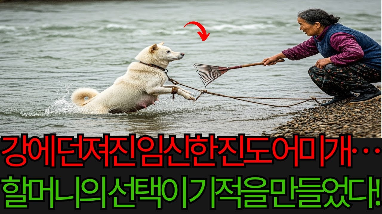 임신한 진도 어미개가 강에 던져졌다… 가난한 할머니의 선택이 기적을 만들었다! | 감동사연 | 오디오북