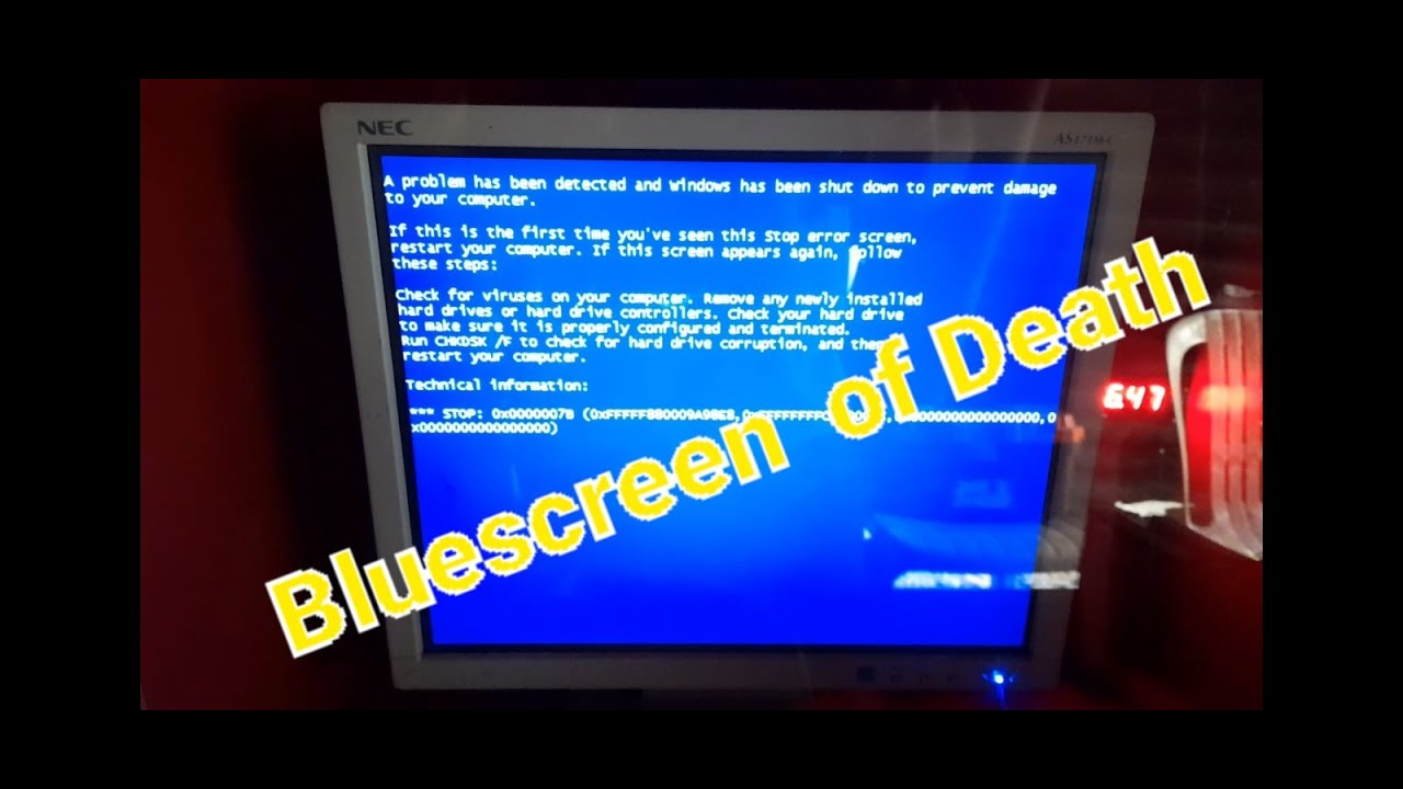 How to Repair Bluescreen of Death / Kertz Blog