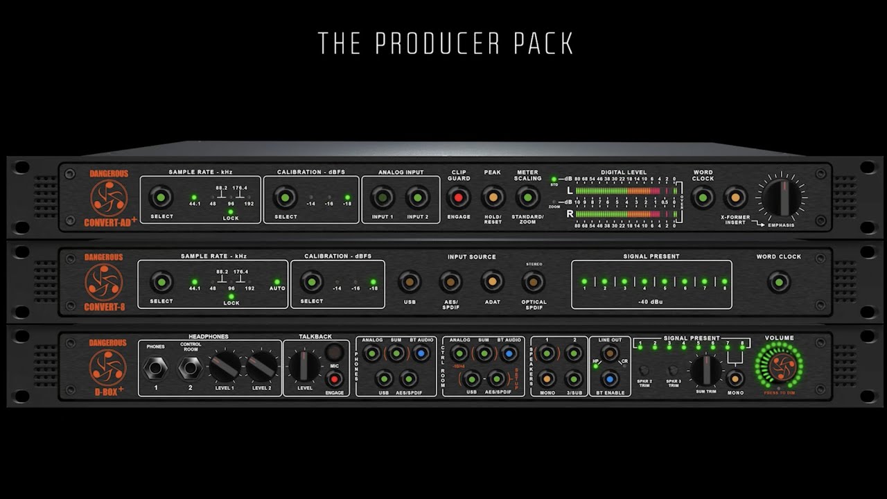 Dangerous Music Producer Pack Recording System | Overview & Setup