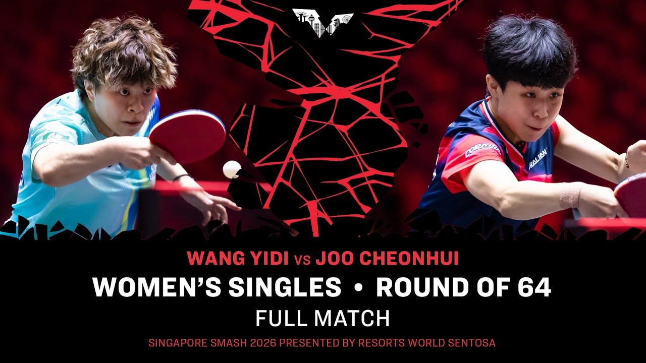 FULL MATCH | Wang Yidi vs Joo Cheonhui | WS R64 | #WTTSingapore2026