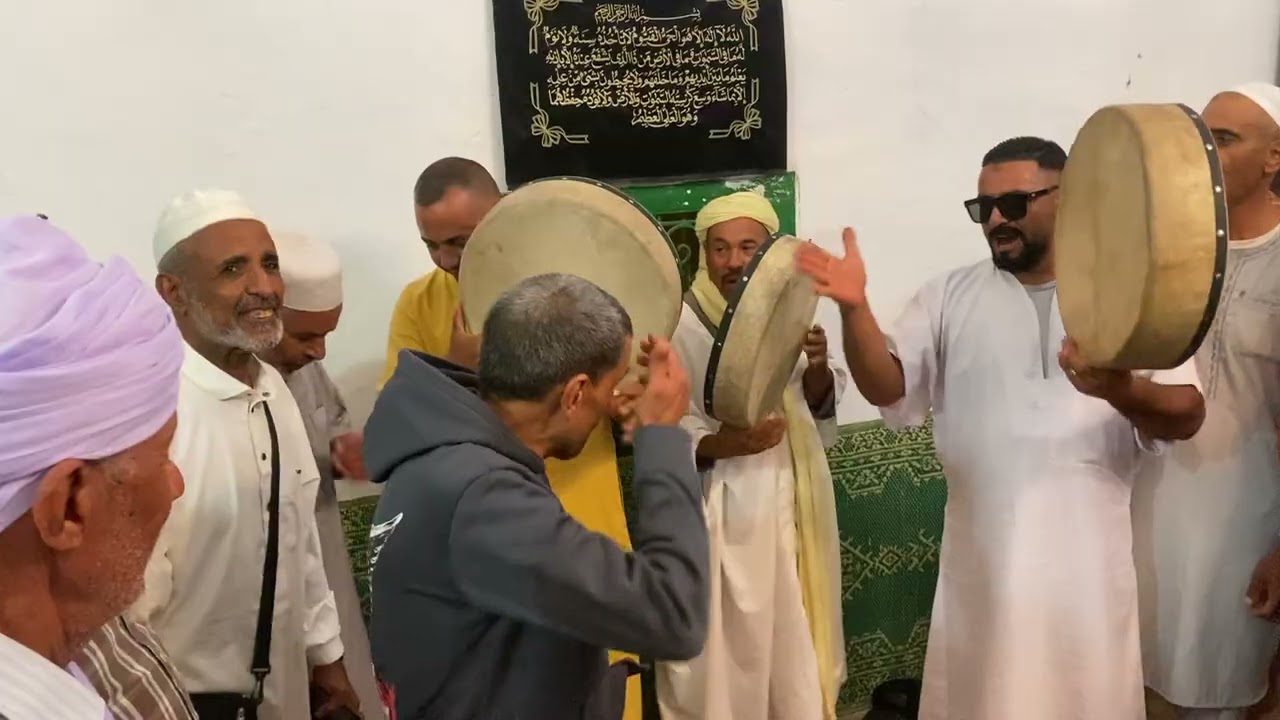 حضرة القادرية حزب الواد زيارة سيدي إبراهيم الشريف نفطة توزر جنوب تونس 