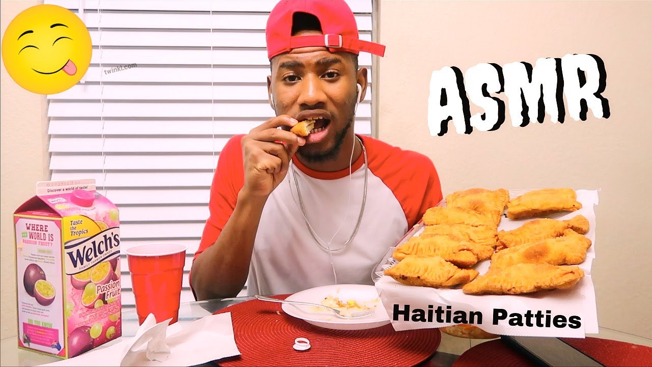ASMR HAITIAN PATTIES / PATE KODE MUKBANG 🇭🇹 COOKING & EATING SOUNDS