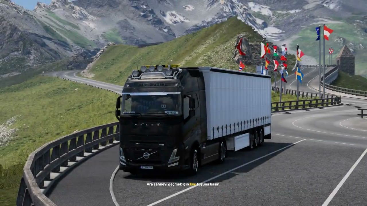 ETS2,  Stunning Views in the Alps with Volvo FH6! 🏔️🚛 MP