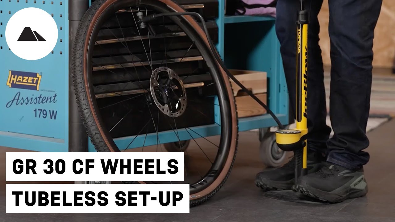 Set Up Tubeless Tyres on the GR 30 CF Wheels
