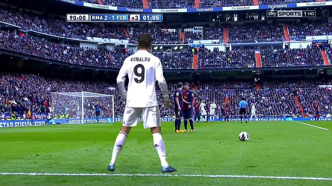 Cristiano Ronaldo First Match at Santiago Bernabeu