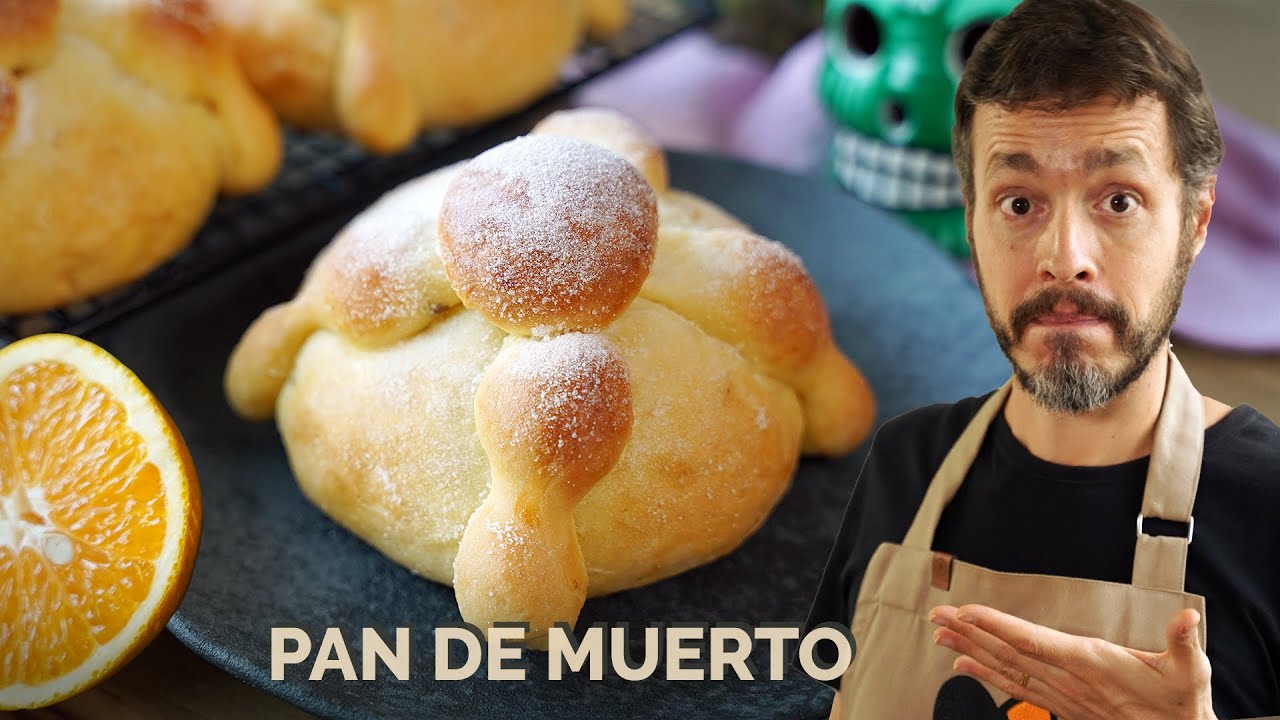 PAN DE MUERTO (Pão dos Mortos) - Receita tradicional de pão doce mexicano