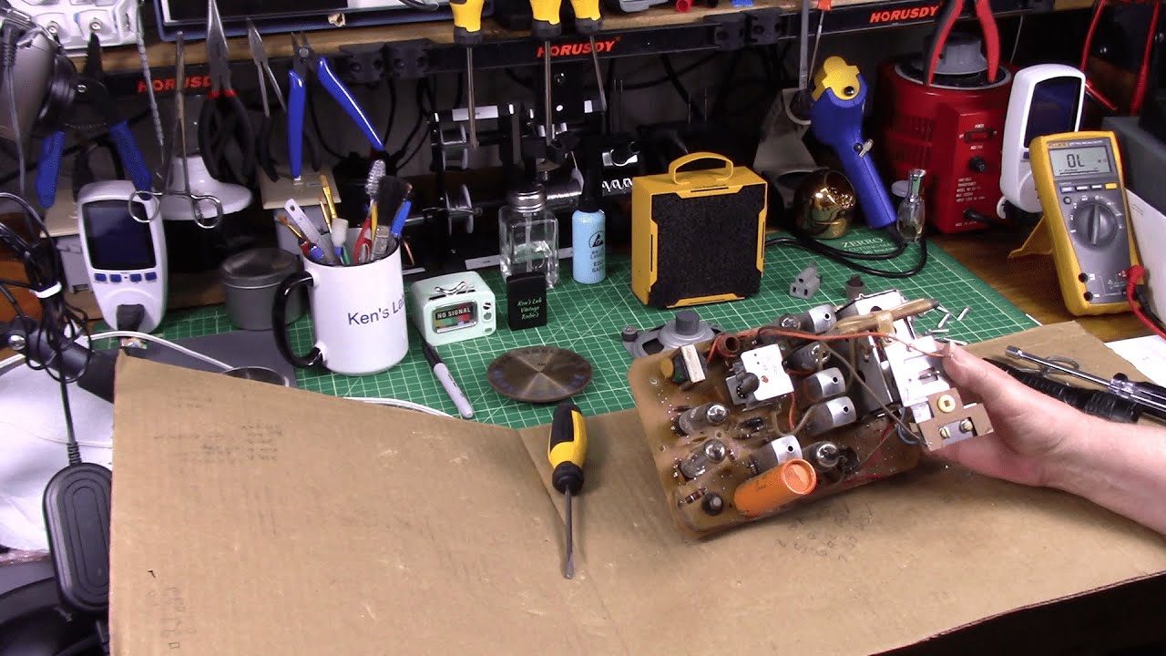 GE Radio – Model T238B - Had to Wing this Radio Repair