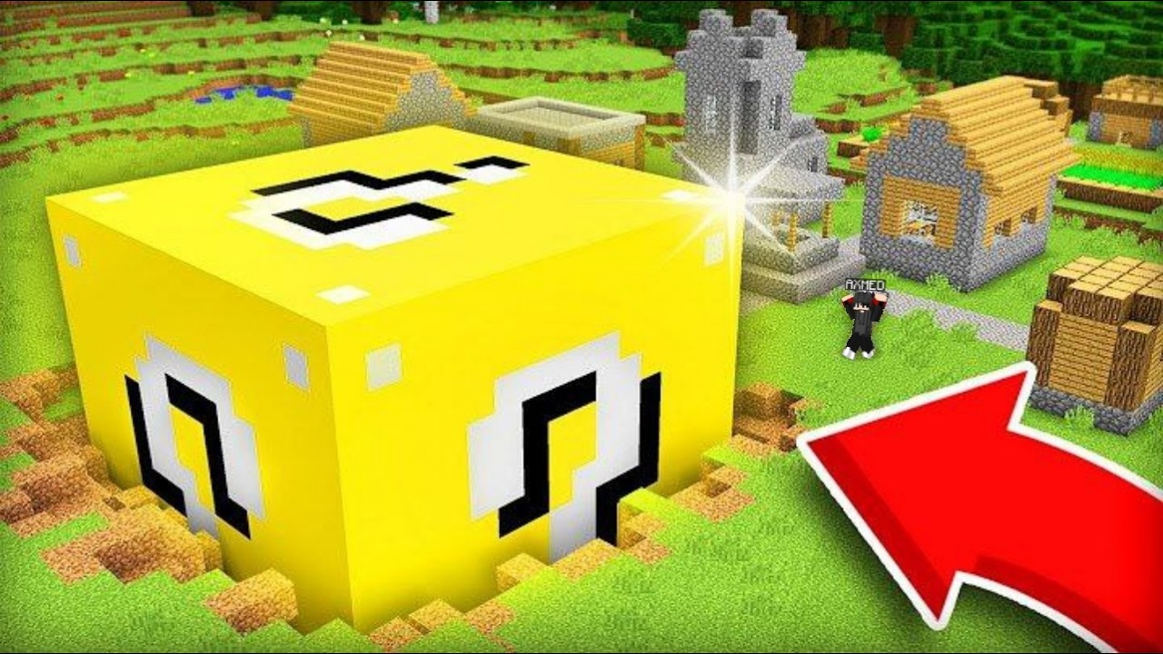 QISHLOGIMIZGA BU ULKAN LUCKY BLOCK QAYERDAN KELIB QOLDI??? MINECRAFT UZBEKCHA