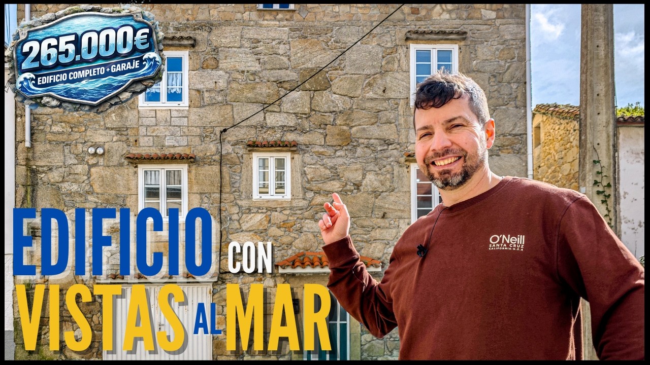 ✨Edificio con VISTAS al MAR a MENOS de 100 m de la PLAYA 🌊 | 319 m² por 265.000 € en Laxe (A Coruña)
