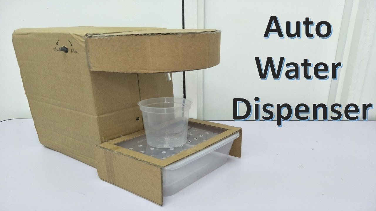 DIY Auto Water Dispenser, without Arduino Code, Easy Way, 100% Work, Amount of water can be adjusted
