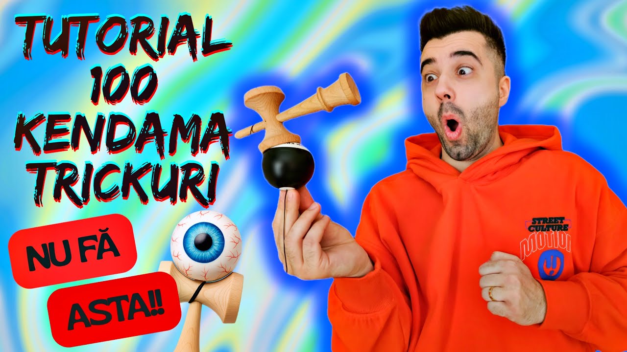 ÎNVĂȚ 100 DE TRICK-URI CU KENDAMA ÎN 24 DE ORE | TUTORIAL 🔥| Part 1