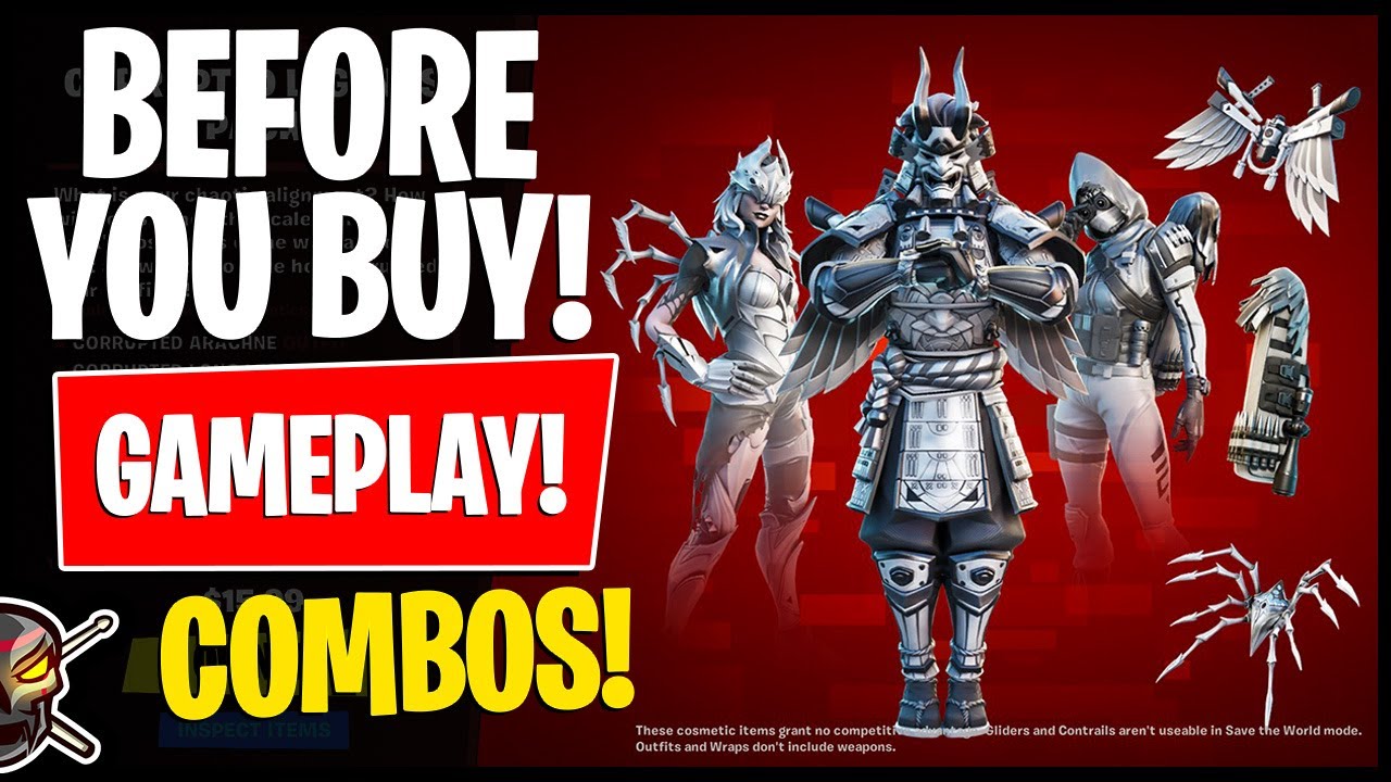 *NEW* CORRUPTED LEGENDS PACK Gameplay + Combos! Before You Buy (Fortnite Battle Royale)