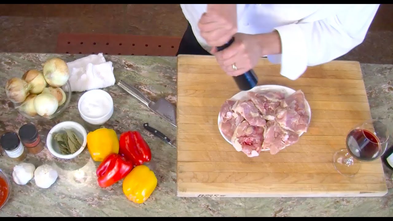 Cakebread Cellars | Chicken with Piperade and Pinot Noir