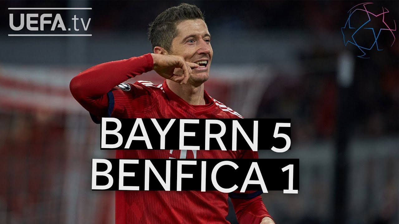 BAYERN 5-1 BENFICA #UCL HIGHLIGHTS
