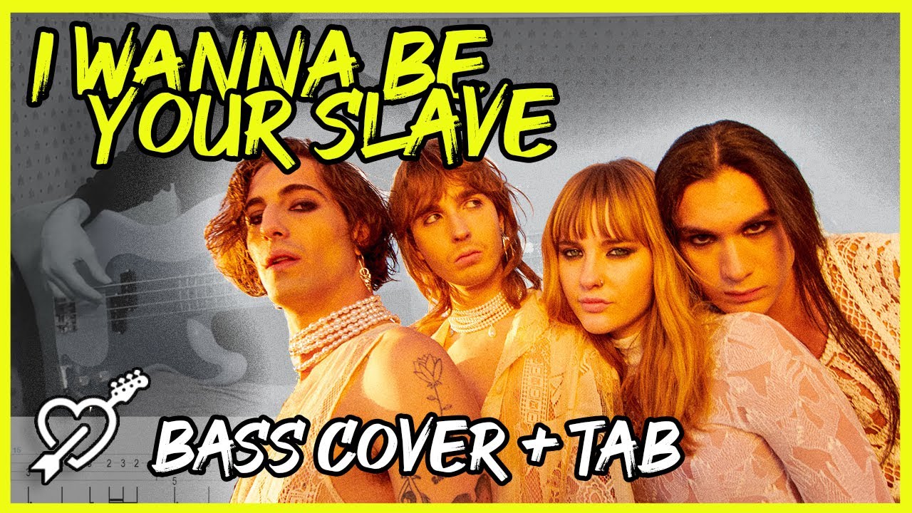 I Wanna Be Your Slave - Bass Cover + TAB