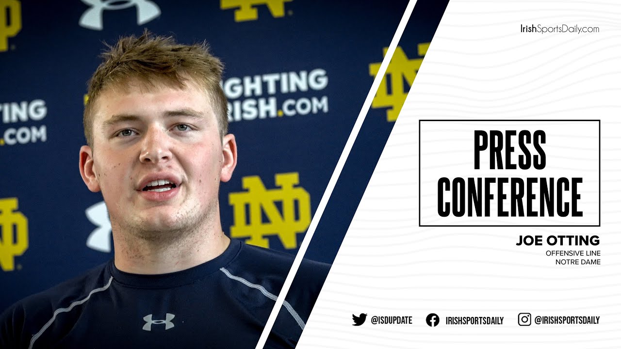 OL Joe Otting on Notre Dame Fall Camp, Transition to College and Center&nbsp;| ND Football