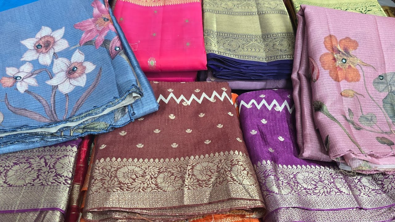 Dakshi Collections is live#Chinon Ganga Jamuna#Kanchi Pattu sarees,73375 13324