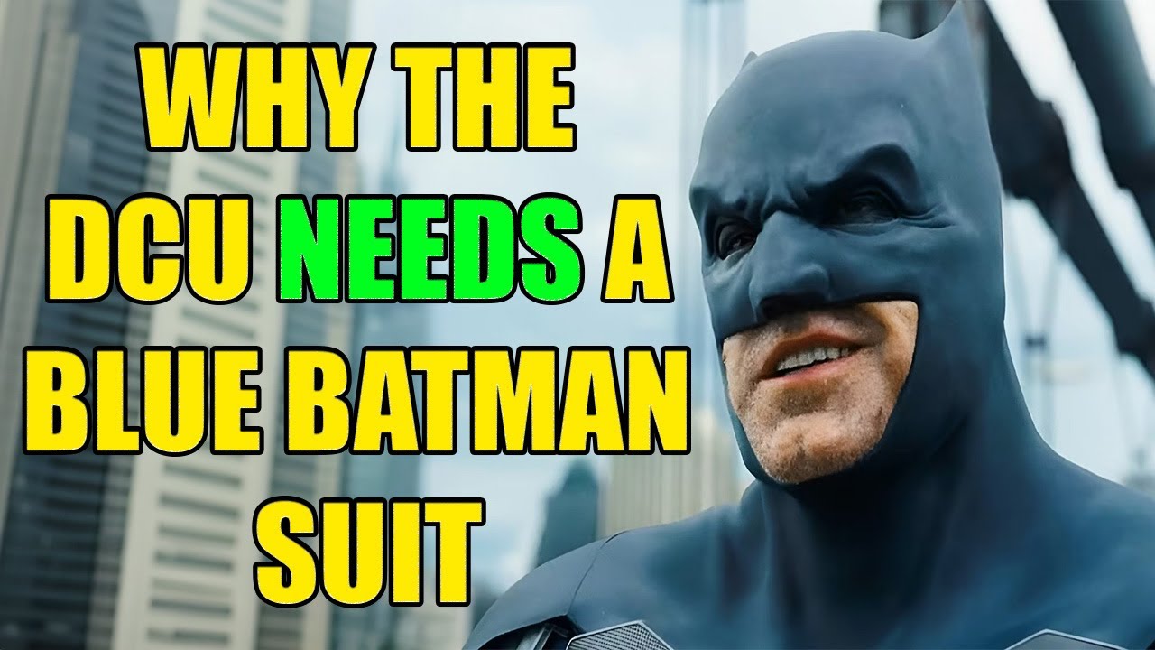 The DCU Batman Suit NEEDS to be Blue