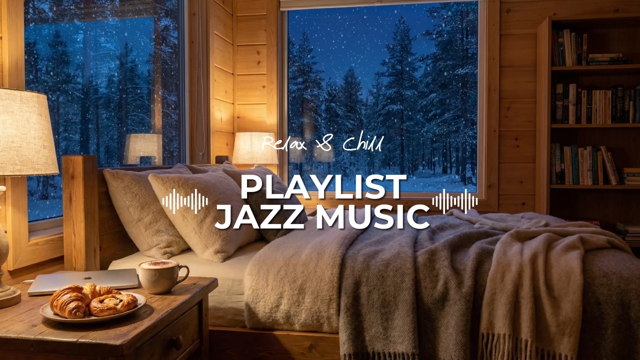 Relaxing Jazz Playlist Ambience – Soft Music for Focus, Calm, and Night Rest