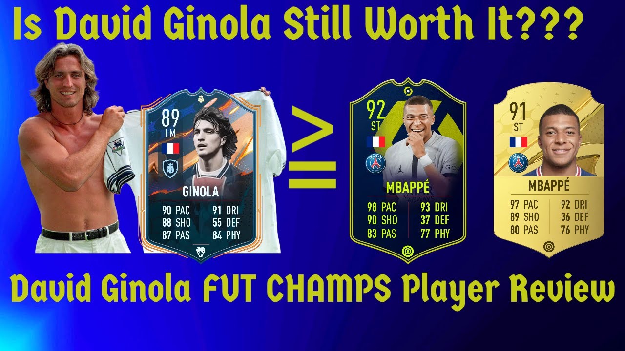 Is David Ginola Still Worth it? FUT Champs Player Review. BETTER THAN MBAPPE? FIFA 23 ULTIMATE TEAM