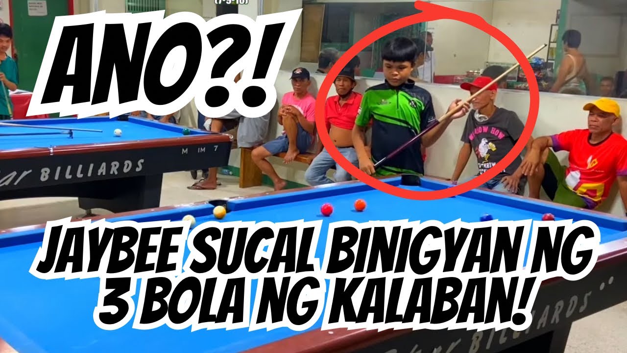 Jaybee Sucal binigyan ng 3 bola ng Kalaban! Ano?