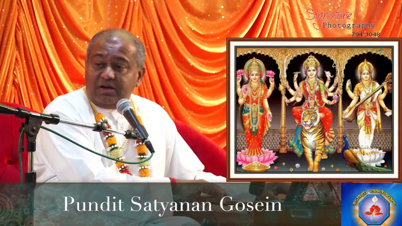 First Night of Nav Raatri Yagya  2018 with Pundit Satyanan Gosein