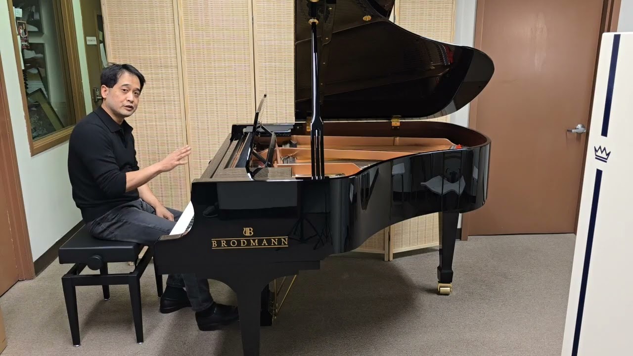 BRODMANN PE162 BABY GRAND PIANO AT COLTON PIANO GALLERY, SILICON VALLEY (SAN JOSE, CALIFORNIA)