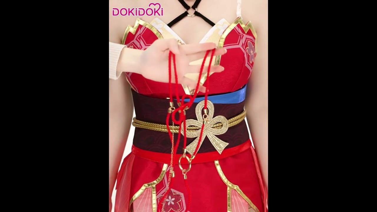 [Tutorial] DokiDoki-SR Game Cosplay Hanabi Costume / Shoes