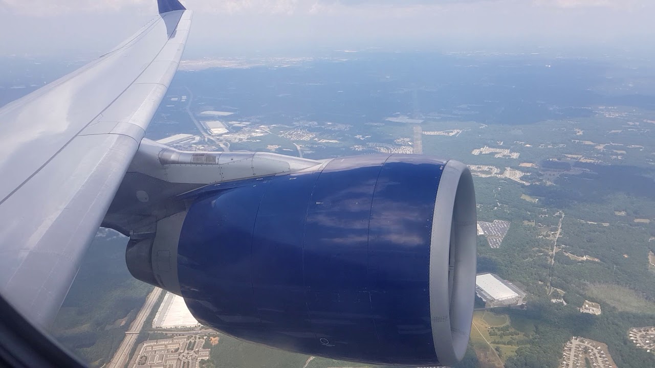 Delta A330-300 Takeoff Atlanta ATL, Nice engine view| N809NW |