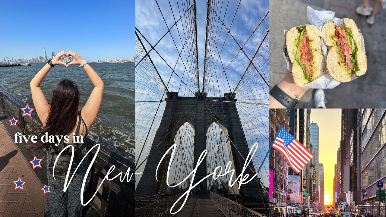 First Time in NEW YORK! We saw MANHATTANHENGE! Summit One, Pedicab Tour, Liberty Island | May 2023