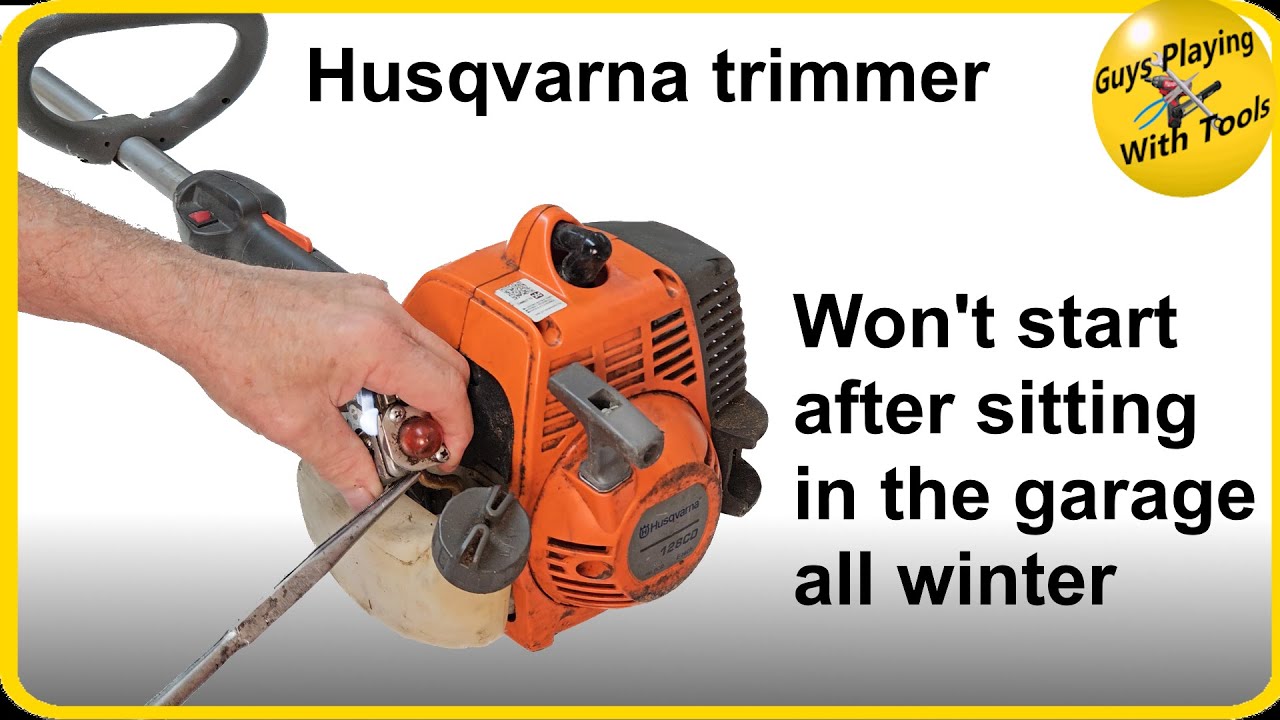 Husqvarna trimmer won't start, carb change