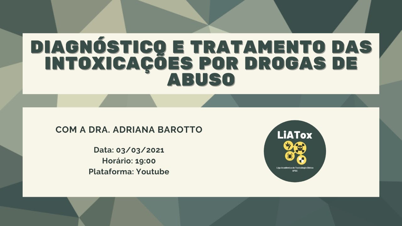 Diagn&oacute;stico e tratamento das intoxica&ccedil;&otilde;es por drogas de abuso
