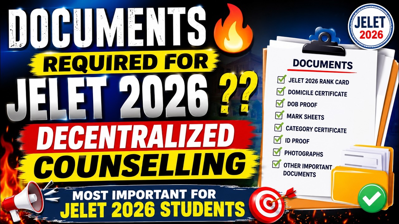 West Bengal Jelet 2026 Decentralized Counselling notice #jelet2026 #wbjee #decentralizedcounselling