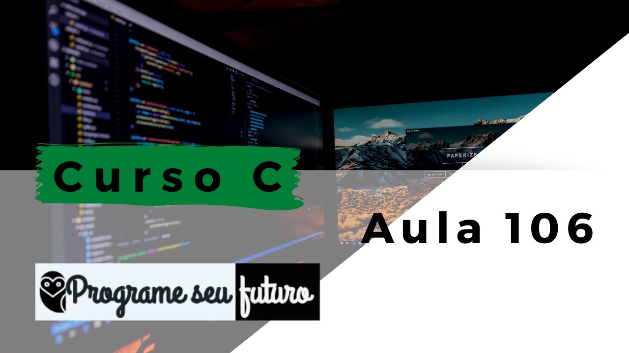 Curso de Programação C | Como criar uma matriz (array bidimensional)? | aula 106