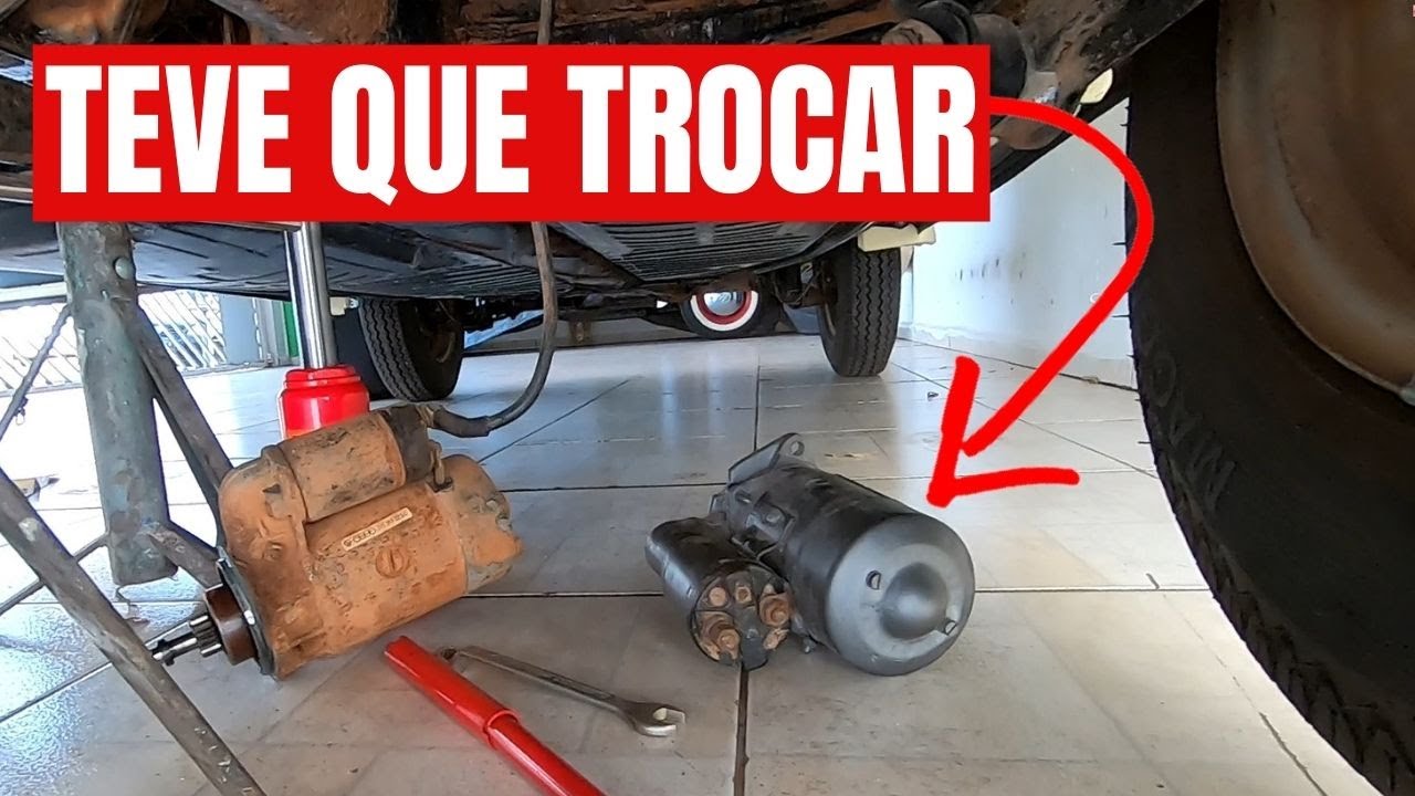 MOTOR DE PARTIDA DO FUSCA TRAVANDO