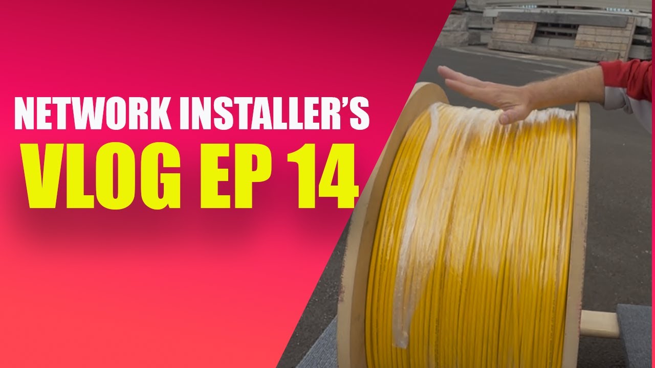 Network Technician's VLog Ep 14 - Warehouse Fiber Optics