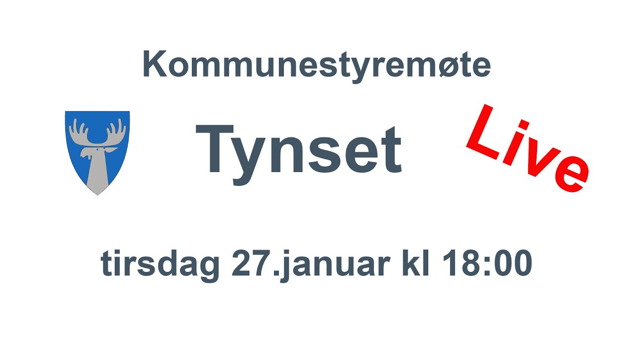 Kommunestyremøte Tynset, januar 2026