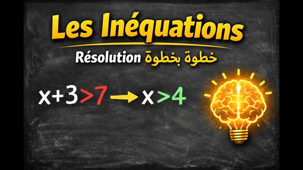 Les équations et les inéquations 3AC Ep 06