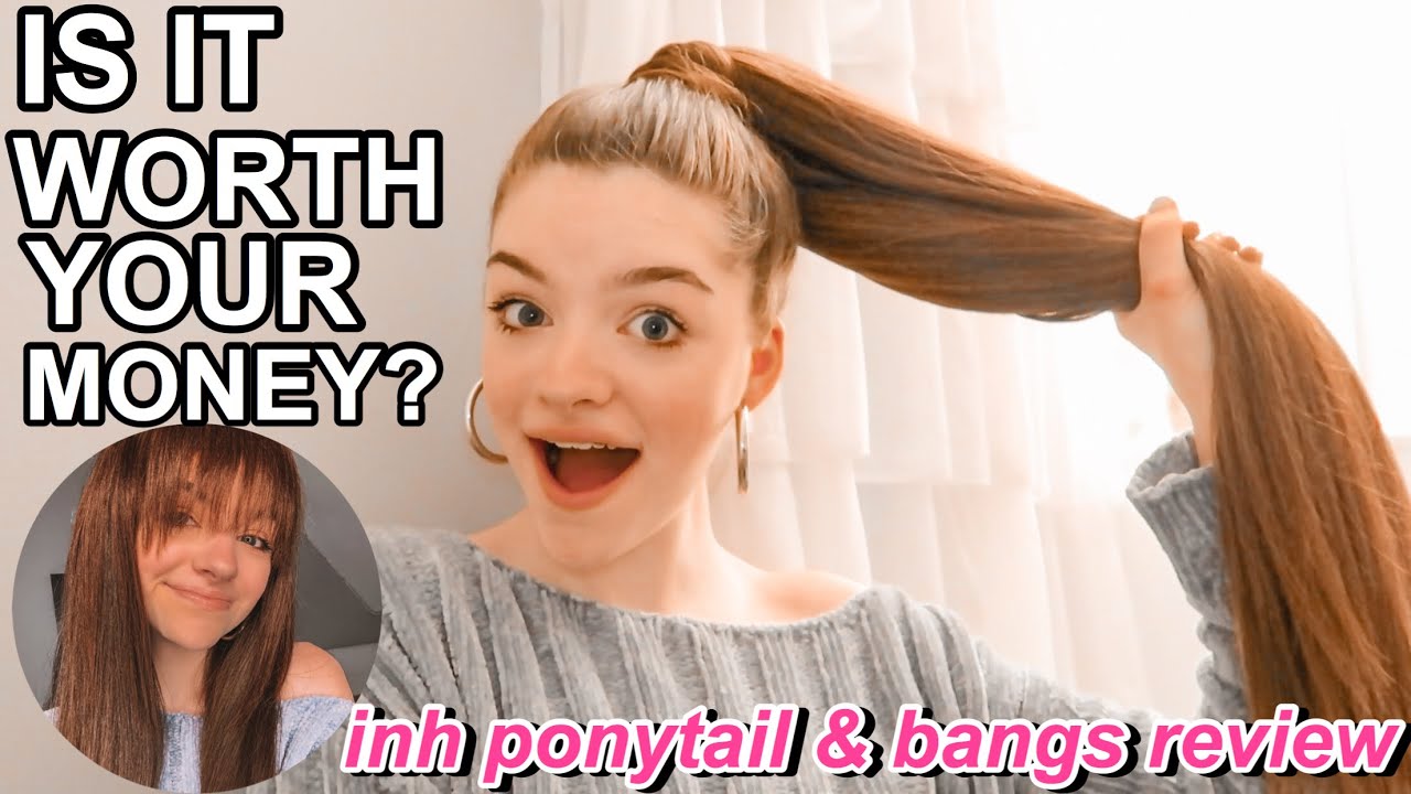 INSERT NAME HERE (INH Hair) PONYTAIL AND BANGS HONEST REVIEW
