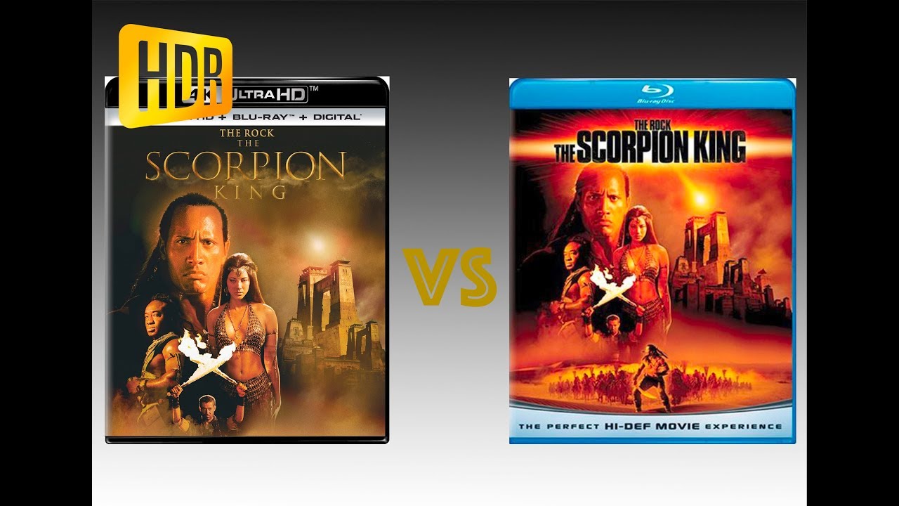 ▶ Comparison of The Scorpion King 4K (4K DI) HDR10 vs Regular Version