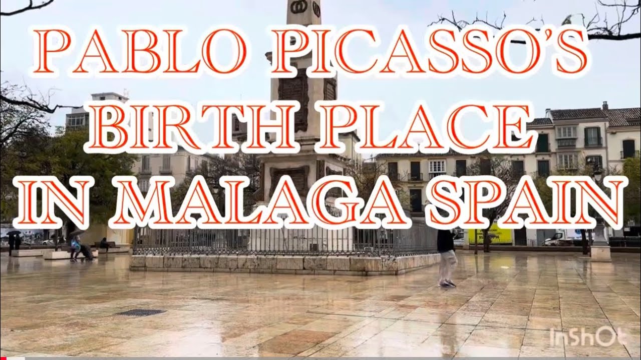 WHAT THE BIRTH PLACE OF WORLD FAMOUS ARTIST PABLO PICASSO LOOKS LIKE IN MALAGA SPAIN 🇪🇸