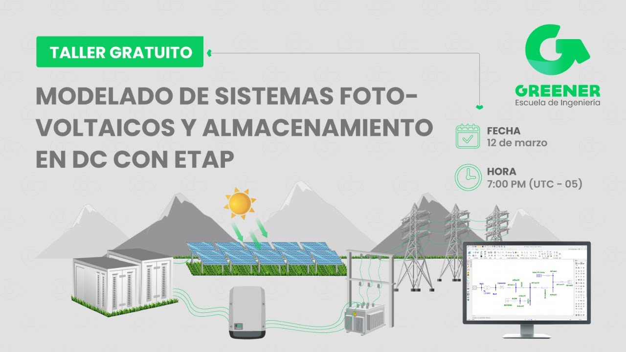 Modelado de Sistemas Fotovoltaicos y Almacenamiento en DC con ETAP