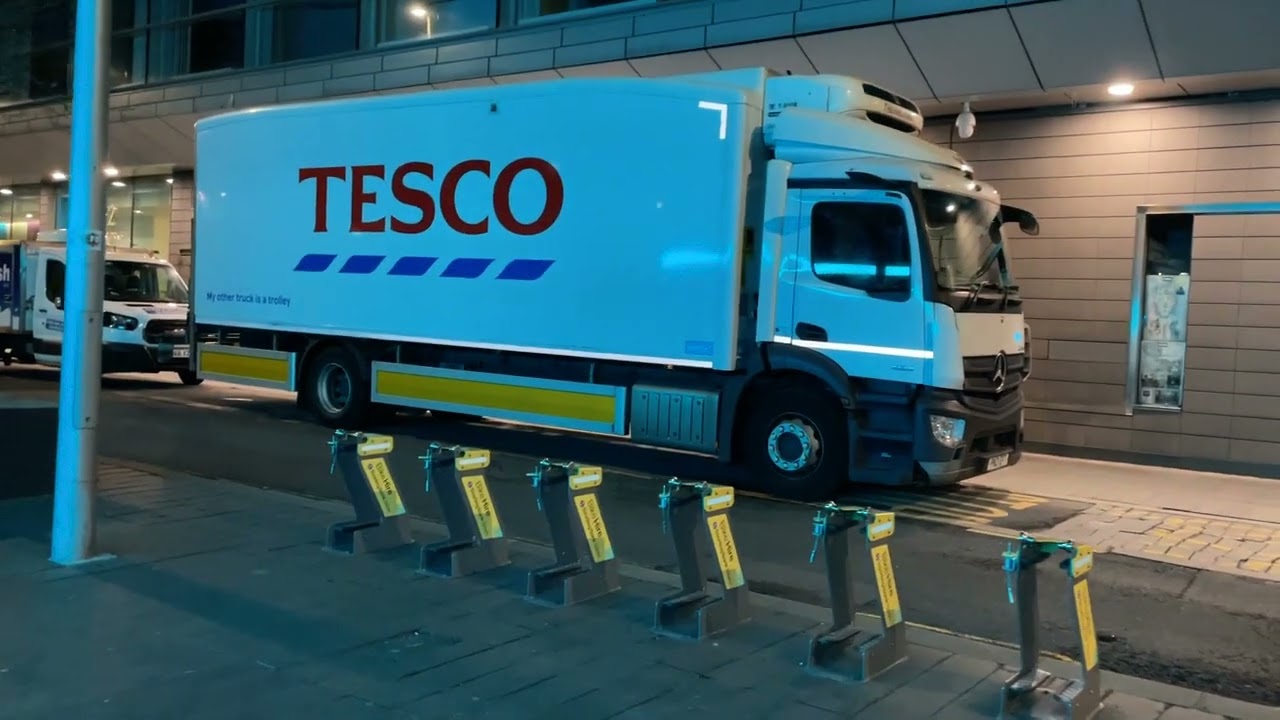 TESCO TRUCKS IN MANCHESTER 270524