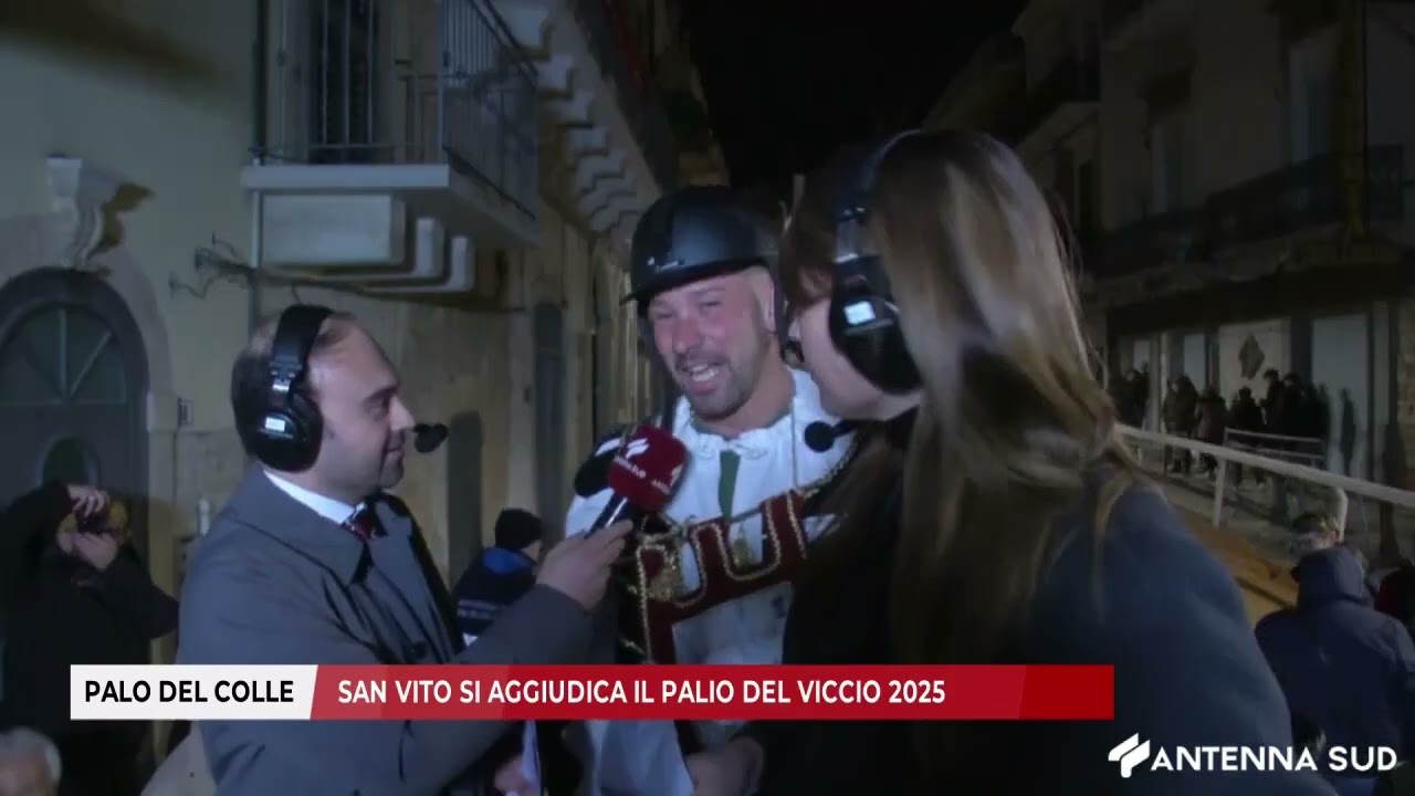 4 MARZO 2025 - PALO DEL COLLE: SAN VITO SI AGGIUDICA IL PALIO DEL VICCIO 2025