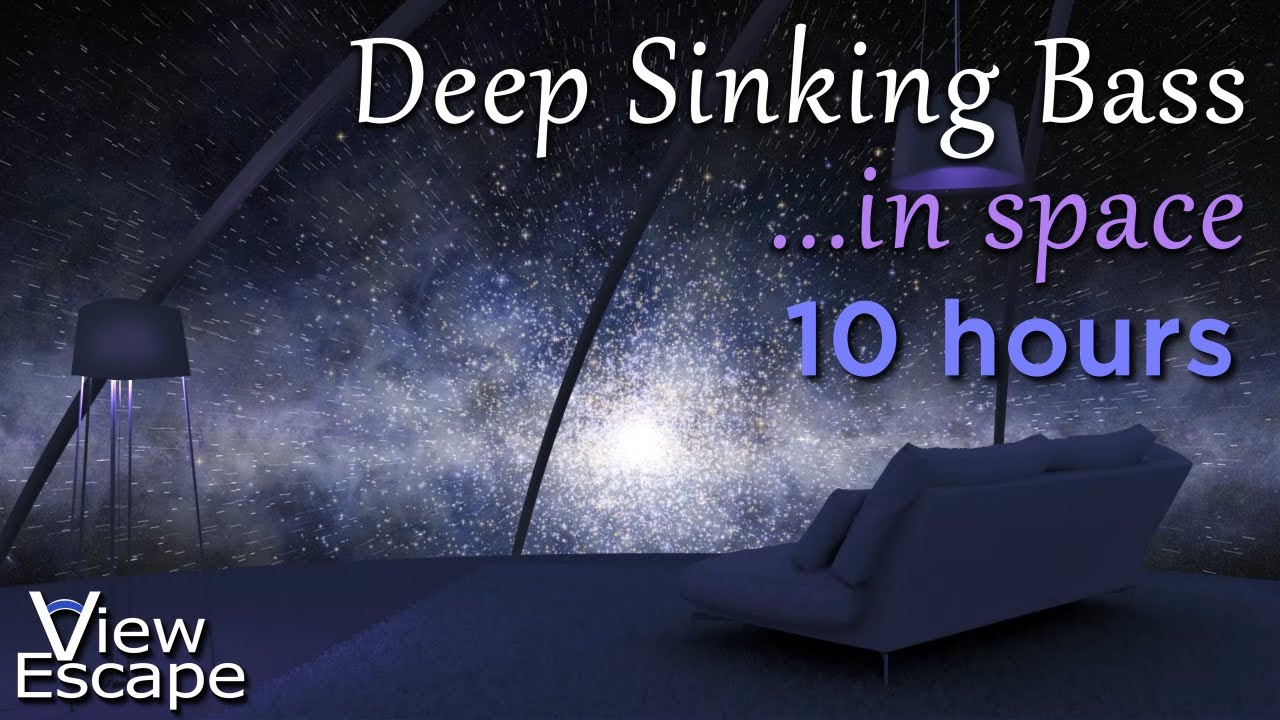 Deep Sinking Sub-Bass... in Space | Multi-layered Noise | Relaxing Sounds of Space Flight | 10 HOURS
