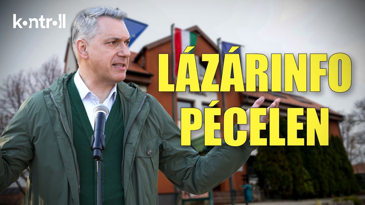 Élő közvetítés: Lázárinfó Pécelen